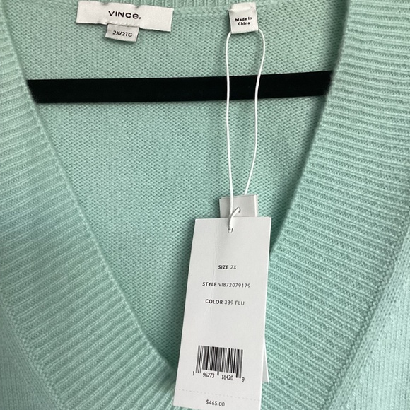 Vince Wool & Cashmere Blend Sweater (Plus Size) 2X - Picture 8 of 11